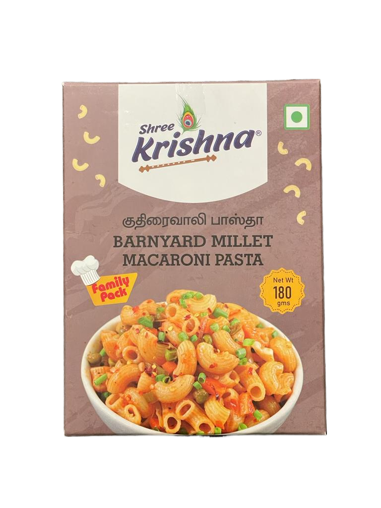 Shree Krishna ( Barnyard millet macaroni pasta )