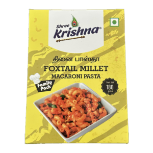 Foxtail Millet Macaroni Pasta