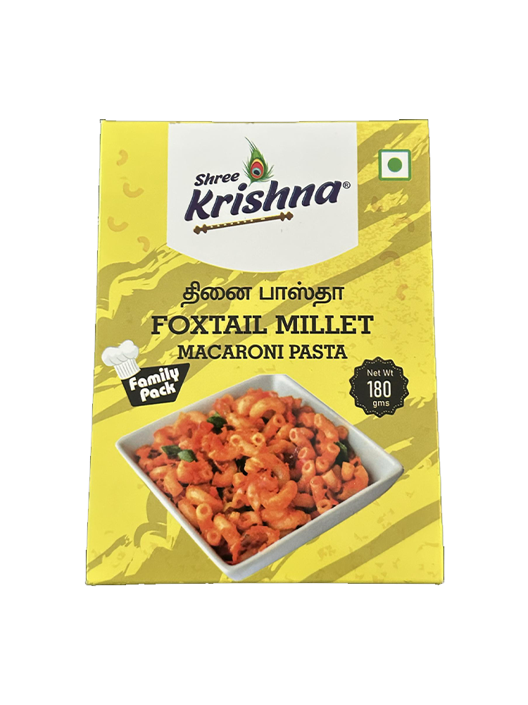 Foxtail Millet Macaroni Pasta