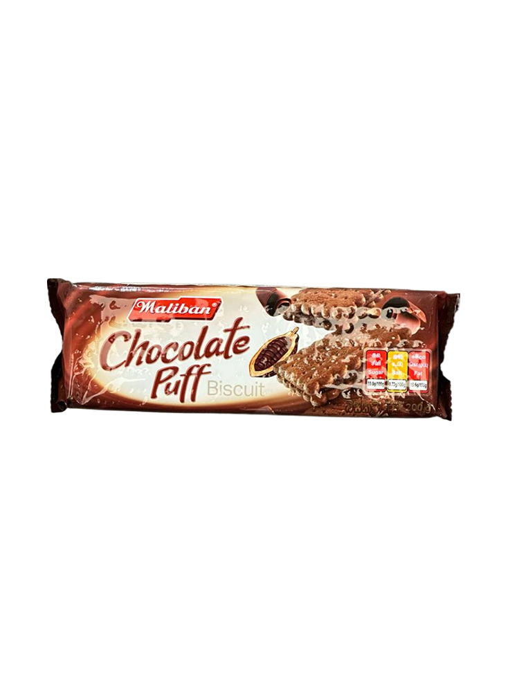 Maliban chocolate puff biscuit